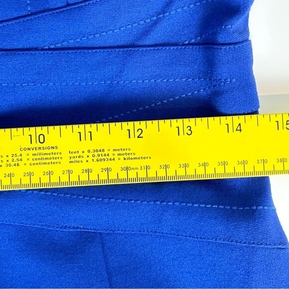 Laundry by Shelli Segal Blue Sleeveless Shift Dress 8 - Picture 9 of 9